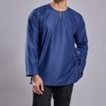 Kurta Kabir - Navy - Image 4