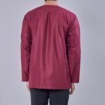 Kurta Kabir - Maroon - Image 2
